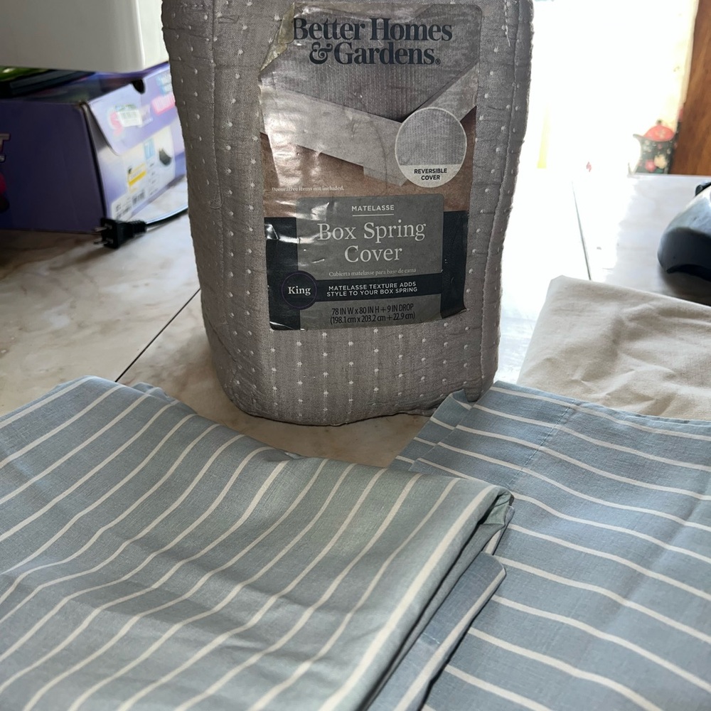 Better Homes & Gardens Box Spring Cover Set King
